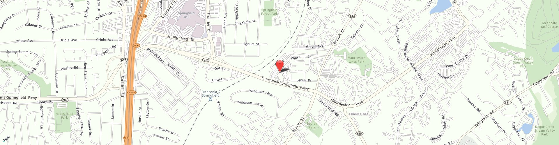 Location Map: 6355 Walker Lane Alexandria, VA 22310